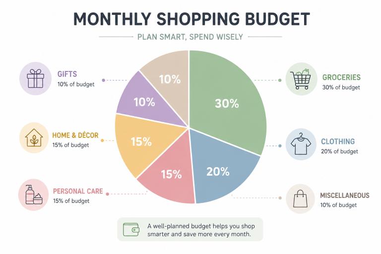 How to Create a Monthly Shopping Budget (and Actually Stick to It)